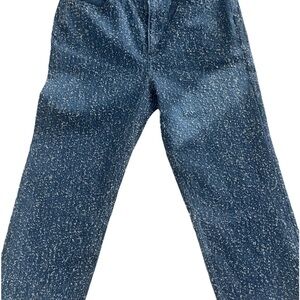 Rag and Bone mens jeans the logan mid rise wide leg textured 34x30